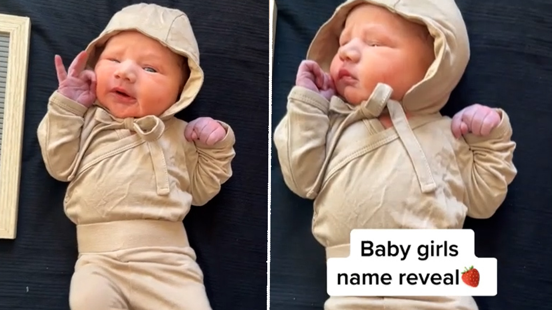 Mum unveils unique baby name