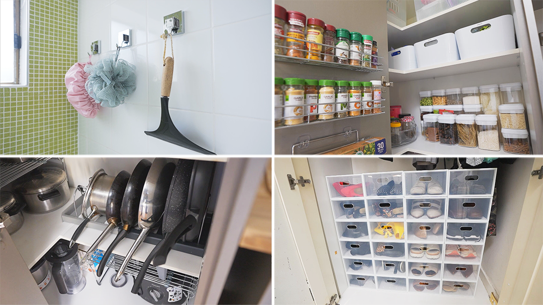 Rental-friendly organisation hacks for the kitchen and bathroom