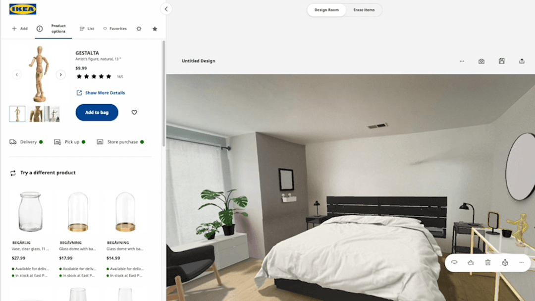 How to redesign a room with Ikea's Kreativ app feature